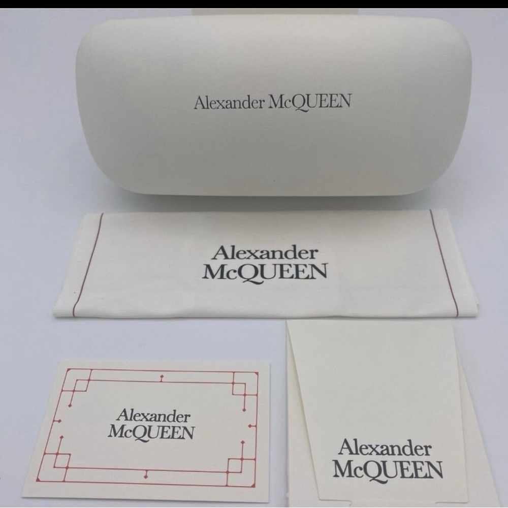 Alexander McQueen white sunglasses case